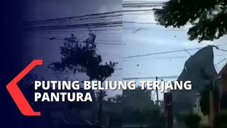 Detik-Detik Angin Puting Beliung Terjang Jalur Utama Pantura, Sejumlah Pohon Tumbang!