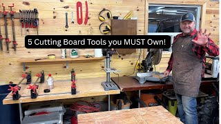 5 Must-Have Tools for Making Cutting Boards (Beginner Woodworking Guide)