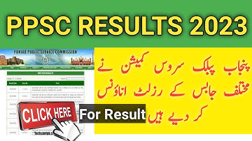 ppsc result check karne ka tarika - ppsc result 2023 - ppsc result 2023 food inspector