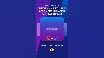 Stunning CSS Smoke Animation for Text 🚀 #coding #frontend #programming #webdevelopment