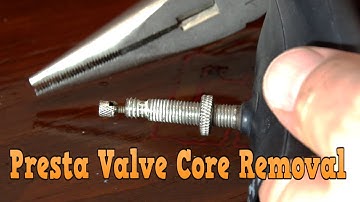 Presta Valve Core Removal