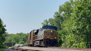 CSX ES40DC 5210 Leads Manifest M584-21 on 5/21/23