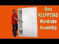 Ikea KLEPPSTAD Wardrobe Assembly instructions