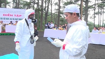 Lâm Đồng diễn tập ứng phó sự cố bức xạ và hạt nhân