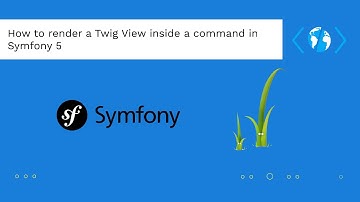 How to render a Twig View inside a command in Symfony 5