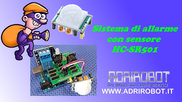 Sensore PIR tipo HC-SR501 - Utilizzo per un sistema di allarme