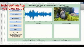 Video Steganography Using Matlab Code / Hiding Secret Audio In Cover Video Using Matlab Project Code