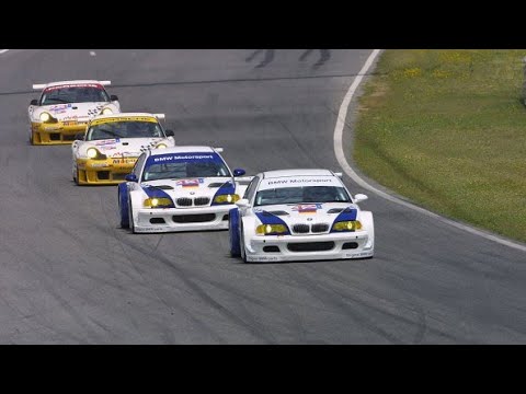 BMW M3 GTR 2001 ELMS Jarama Race - YouTube