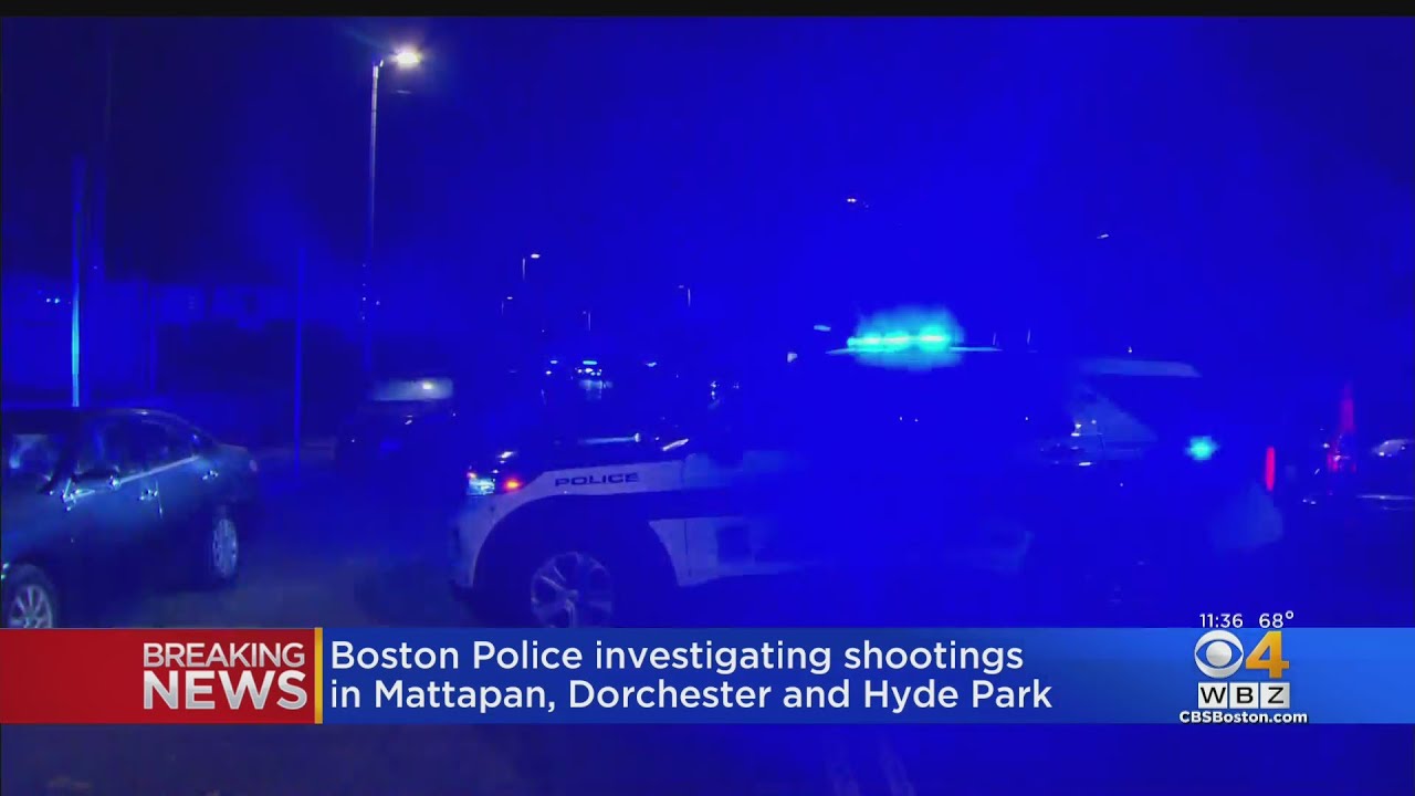 3 separate shootings reported within an hour across Boston
