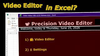 I Built a Video Editor Inside Excel (Because I'm Going Blind)