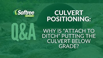Culvert Positioning with "Attach to Ditch" | RoadEng Q&A