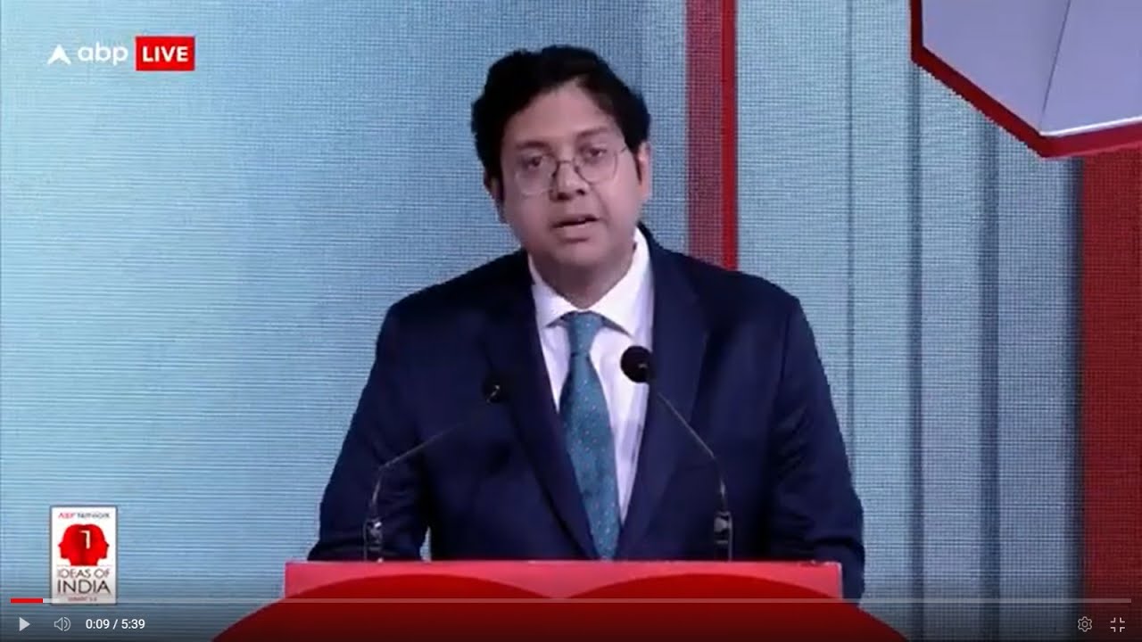 ABP Network Ideas Of India Summit 3.0 : ABP Network Chief Editor Atideb Sarkar Address