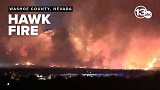 Firefighters make progress battling Nevada wildfire