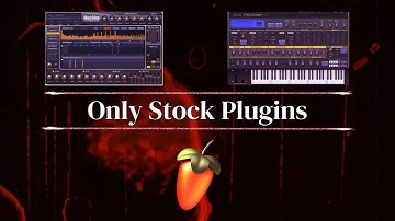 Making dark trap beat using only stock plugins | FL STUIDO 2025