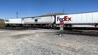 Cajon Summit Fast BNSF Z Train Cresting The Top! 4KHDR!