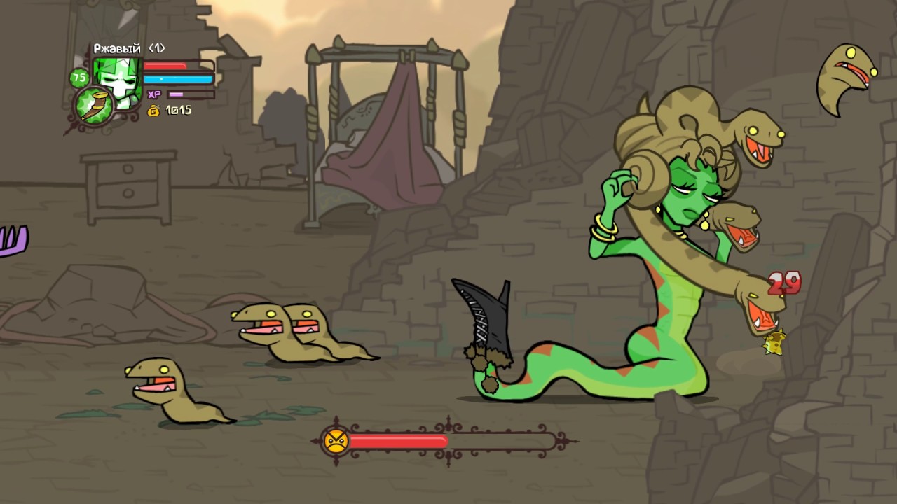 castle crashers boss medusa.