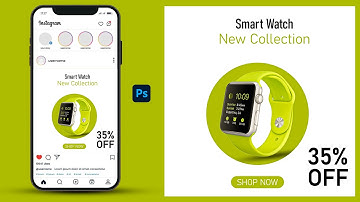 How to Create Smart Watch Poster Design in Photoshop