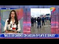 "MAS DE 300 CAMIONES CON GASOLINA EN PLANTA DE SENKATA"
