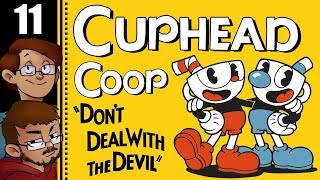Let's Play Cuphead Co-op Part 11 - Sally Stageplay in Dramatic Fanatic