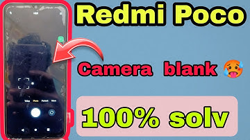 poco phone  camera blank problem || Redmi phone camera blank problem || poco c50 camera blank