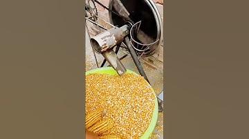 unique machine for easily removing corn kernels #shorts