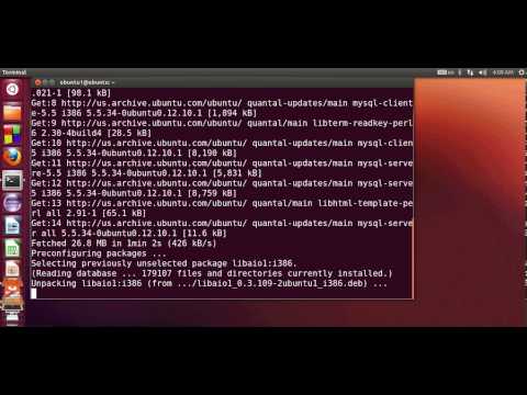 Video: Cum pornesc mysql în ubuntu?