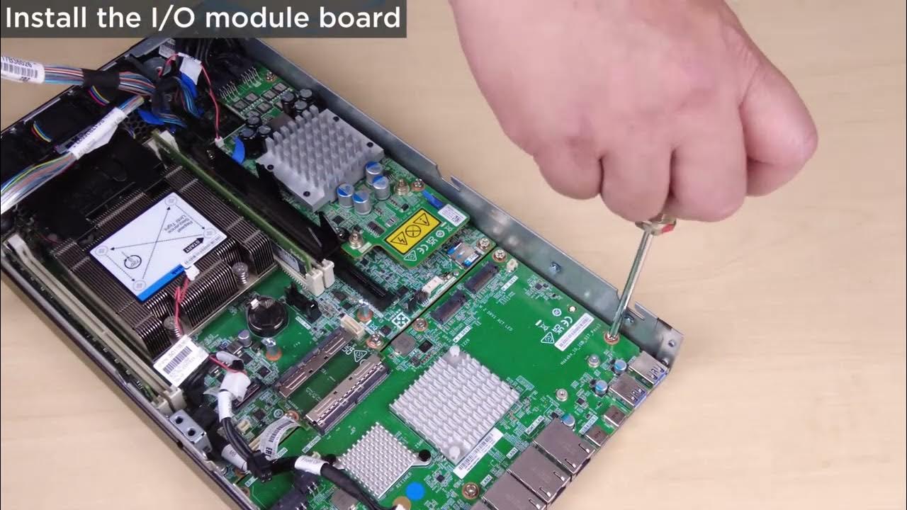 ThinkEdge SE350 V2 installing a bridge board YouTube