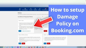 How to setup damage policy on booking.com |  Mastering Your Booking.com Damage Policy #tutorial