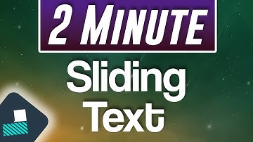 Filmora X : How to Add SMOOTH Moving Sliding Text (Fast Tutorial)