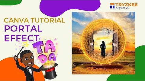 Canva Tutorial: How to create a Portal Effect in Canva