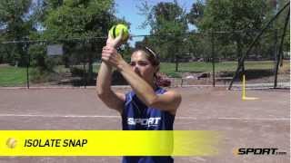 Softball Throwing Drills: One-knee Snaps & The Figure-eight