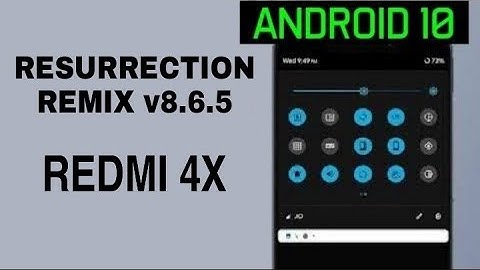 Resurrection remix 8.6.5 Review (Redmi 4x)