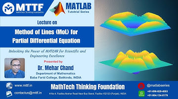Method of Line for Partial Differential Equations | MoL | Numerical Method | PDEs