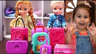 Barbie ve Chelsea evcilik videolar!Elifin oyuncak dolu çantası!evcilik videoları,Barbie oyunları