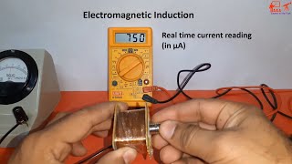 Electromagnetic Induction (EMI) demonstration | Class 10 | Magnetic effects of electric current