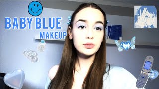 BABY BLUE makeup💦| Y2K хайп або крінж?💎