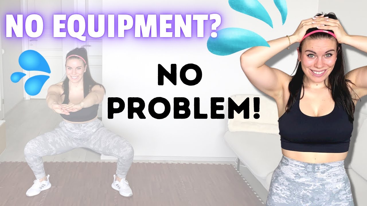 20 MIN FULL BODY STRENGTH WORKOUT AT HOME / No equipment, warm up and