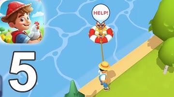 Little Farm Story: Idle Tycoon Gameplay Walkthrough Part 5 (iOS Android)