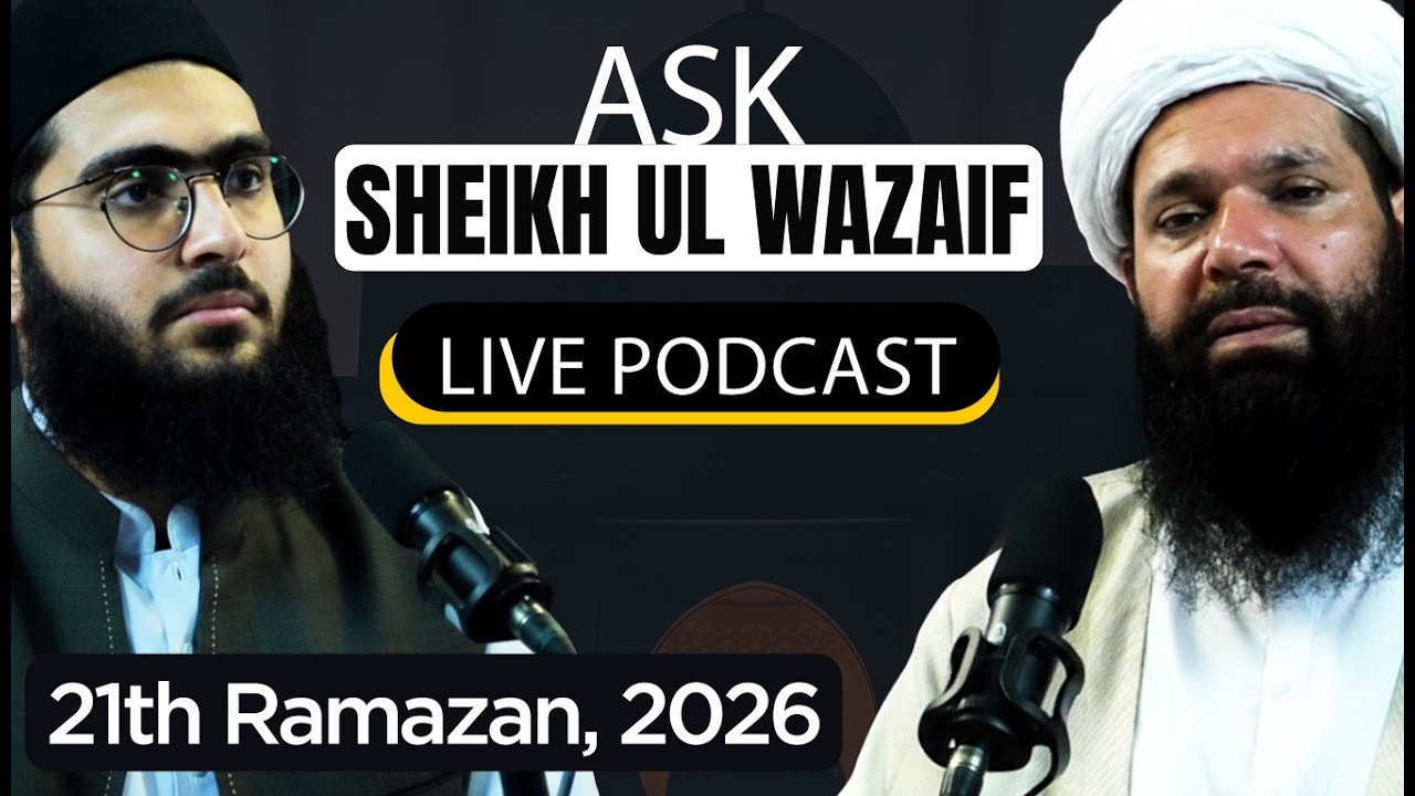 🔴 Ask Sheikh Ul Wazaif | 21th Ramazan 2026 | Live Program | Sheikh ul Wazaif | Ubqari