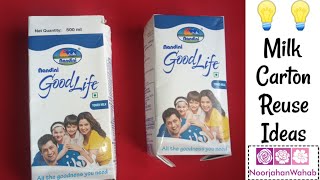 How To Reuse Milk Carton Box | Reuse Crafts | Best out of Waste