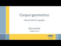 Corpuri geometrice - Geometrie in spatiu - clasa a 8-a