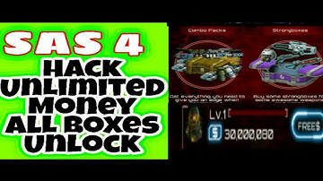 SAS 4|Hack Unlimited money Hack|No Root|Everything Unlocked,