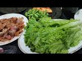 dinner samyupsal low badget /janu tv short vedio