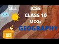 ICSE CLASS 10 GEOGRAPHY Soil MCQ Important Question Bank Chapter Revision mp3