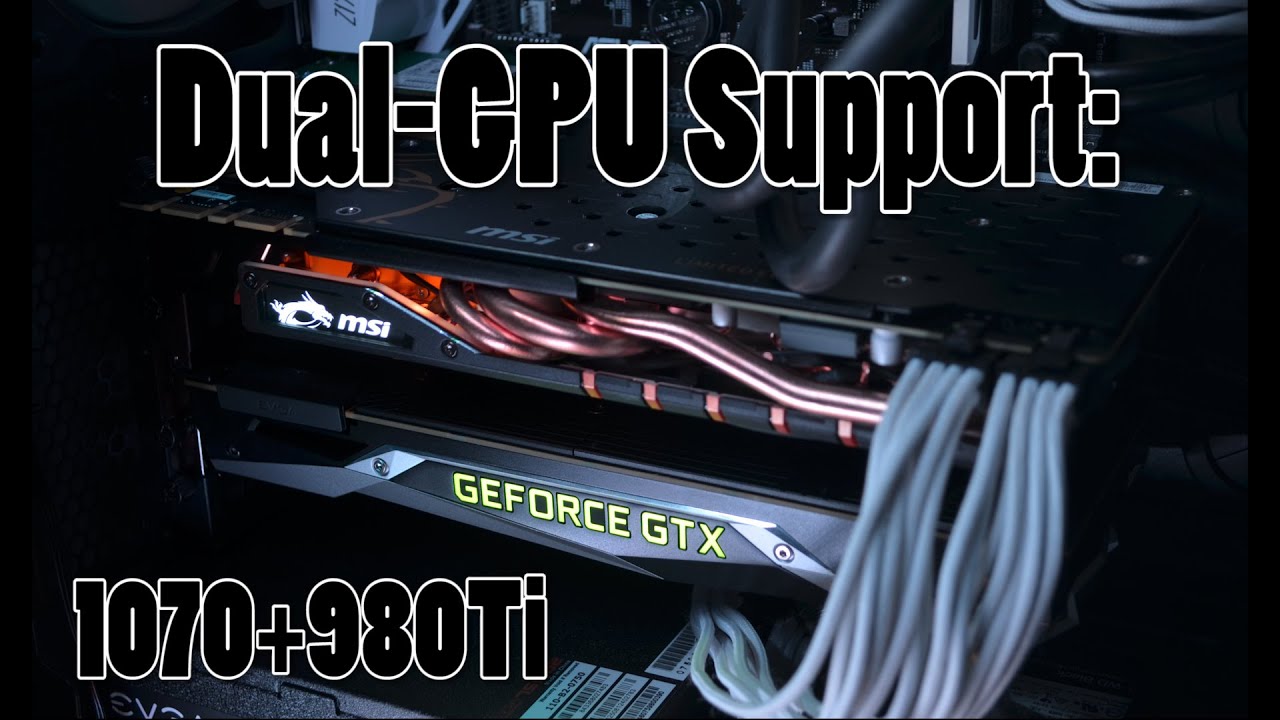 1070 + 980Ti: Two Different GPUs Working - YouTube