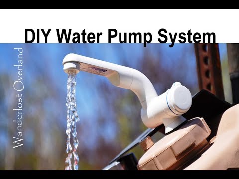 Hand Water Pump Camping Tool Water Faucet Motorhome Trailer Tap Portanle New 