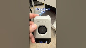 How to fix the blob of death on your bamboo lab 3-D printer ￼