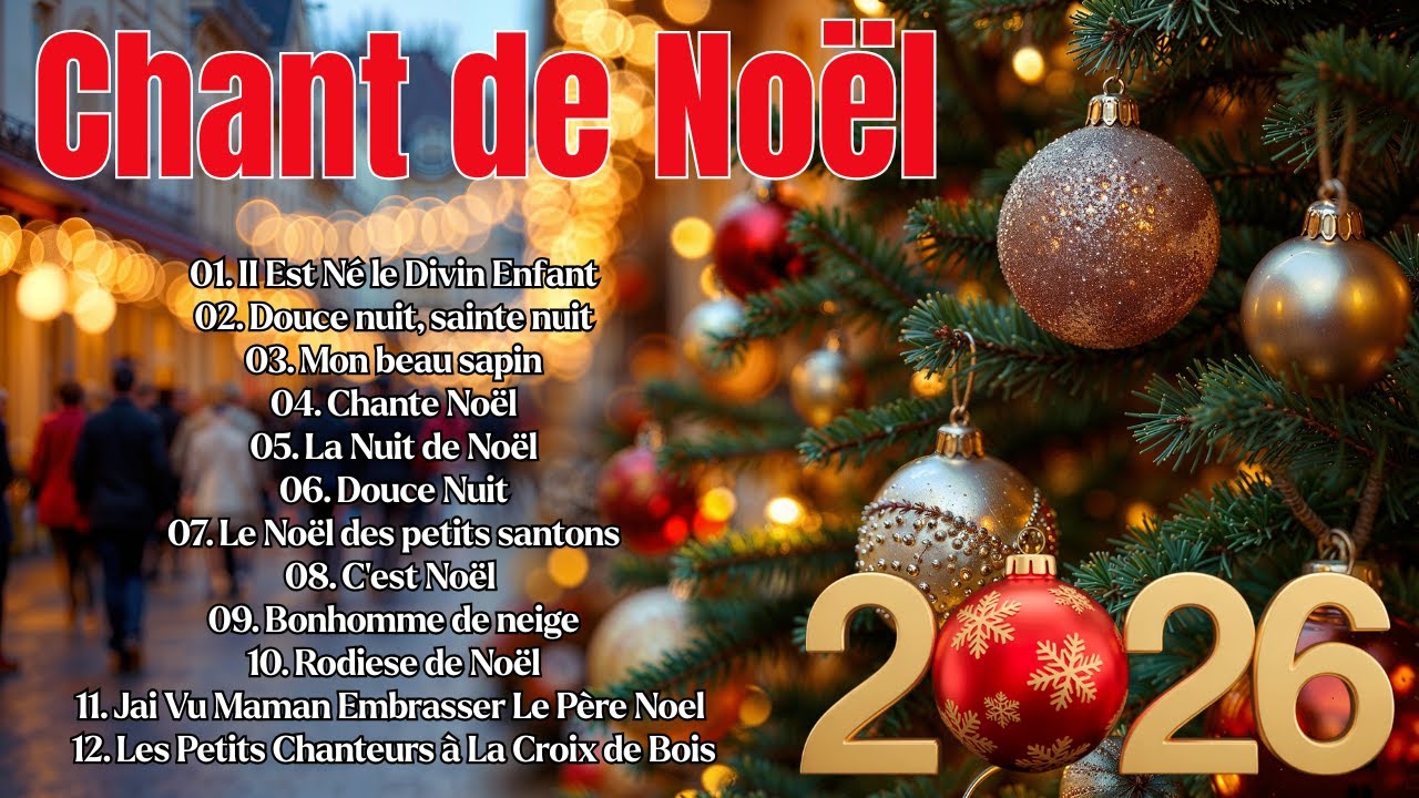 Chants de Noël en Francais 2026 🎁 Les plus belles chansons de Noël 🎅 Playlist de Chansons de Noël 🎄