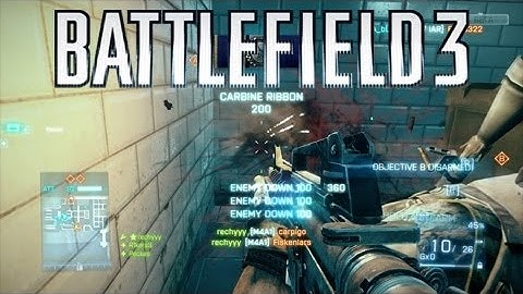 Battlefield 3 M4A1 Gameplay