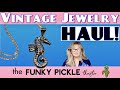 Vintage JEWELRY HAUL Estate &amp; Costume Thrifter